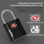 Candado de Equipaje TSA con Llave - 2 Pack