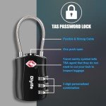 TSA Approved 3-Digit Luggage Lock - 2 Pack