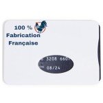 RFID Secure Hard Card Protector - Minimalist White