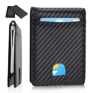 CHEVVY RFID Slim Wallet with Coin Pocket