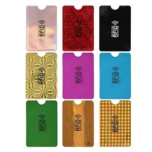 Molain RFID Blocking Card Holder Set - 9 Pieces