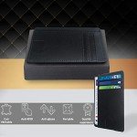 RFID Leather ID Holder for Travel