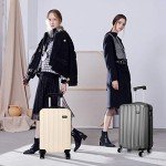 Kono Cabine Légère 55cm Rigide en ABS Beige