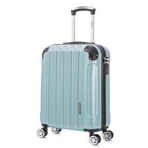 RAYKONG 55cm Cabin Suitcase with Lock - Mint
