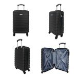 Valise Cabine Degré 30L, 4 Roues Noir