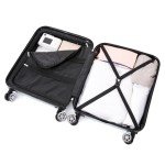 RAYKONG 55cm Cabin Suitcase with Lock - Mint