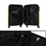 RAYKONG 20-Inch Lightweight CABIN Suitcase - Yellow