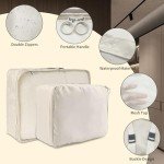 Set of 10 Travel Packing Organizers and Accessories