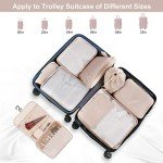 TAMOWA 9-Piece Travel Organizer Packing Cubes Set