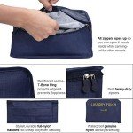 Vicloon Set of 8 Travel Organizers - Dark Blue