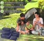 Vicloon Set of 8 Travel Organizers - Dark Blue