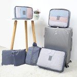 Set of 7 Waterproof Travel Packing Cubes