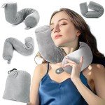 Coussin de Voyage en Mémoire de Forme – Gris