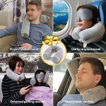 Coussin de Voyage en Mémoire de Forme – Gris