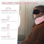 Oreiller de Voyage en Mousse à Mémoire avec Accessoires