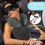 Coussin de Voyage en Mousse Mémoire avec Masque