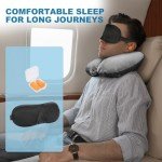 Coussin de Voyage Gonflable avec Accessoires Inclus
