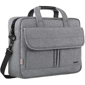 Taygeer 15.6" Water Resistant Laptop Bag, Grey