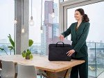 Sacoche Bologna Minimaliste pour Ordinateur 16" - Noir
