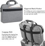 Taygeer 15.6" Water Resistant Laptop Bag, Grey
