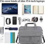 Taygeer 15.6" Water Resistant Laptop Bag, Grey