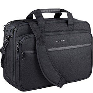 Expandable Water-Repellent 17.3" Laptop Bag
