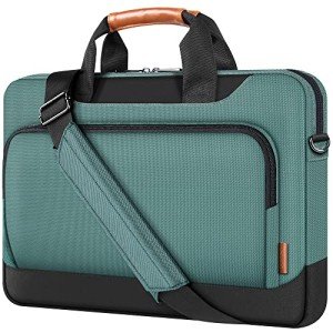 Domiso 17-17.3" Waterproof Laptop Shoulder Bag, Green