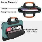 Domiso 17-17.3" Waterproof Laptop Shoulder Bag, Green