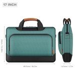 Domiso 17-17.3" Waterproof Laptop Shoulder Bag, Green
