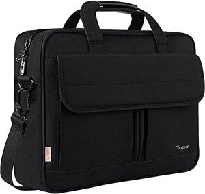 Taygeer 17-Inch Water-Resistant Laptop Bag, Black