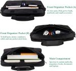 Taygeer 17-Inch Water-Resistant Laptop Bag, Black