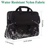 Taygeer 17-Inch Water-Resistant Laptop Bag, Black