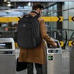 Stylish MATEIN 17.3" Travel Laptop Backpack, Black