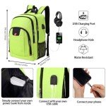 Della Gao 17.3" Laptop Backpack with USB Charger