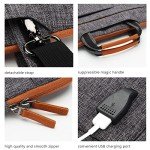 Sacoche Imperméable avec Port USB pour Ordinateur