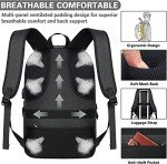 Sac à Dos Imperméable 17.3" avec USB Noir