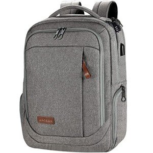 KROSER Sac à Dos Étanche 17,3" - Gris