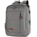 KROSER Sac à Dos Étanche 17,3" - Gris