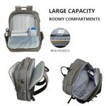 KROSER Sac à Dos Étanche 17,3" - Gris