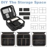 MATEIN Double Layer Travel Cable Organizer - Black