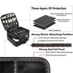 MATEIN Double Layer Travel Cable Organizer - Black