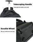 MATEIN Rolling Laptop Backpack 18" Travel Bag