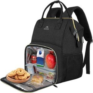 Insulated Lunch Backpack with USB Charging Port