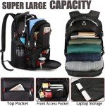 MANCRO Water-Resistant Laptop Backpack with USB Port