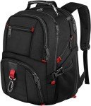 MANCRO Water-Resistant Laptop Backpack with USB Port
