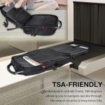 MANCRO Water-Resistant Laptop Backpack with USB Port