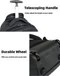 MATEIN Wheeled Travel Backpack for Laptops and Essentials