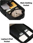 MATEIN Wheeled Travel Backpack for Laptops and Essentials