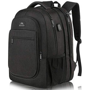 MATEIN 15.6" Expandable Laptop Backpack with USB