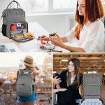 MATEIN sac à dos isotherme et imperméable pour ordinateur portable 15,6 Pouces avec port USB
